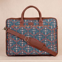 Sheesh Mahal Jaali Motif Laptop Bag