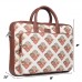 Seashell Motif White Laptop Bag